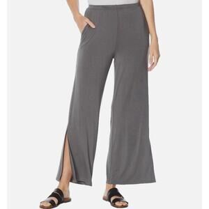 Retreat by Rhonda Shear Gray T Shirt and Lounge Pants Set, Sz L